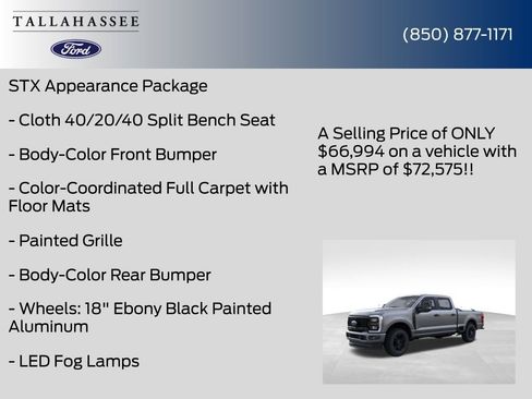 New 2026 Ford F250 XL w/ STX Appearance Package image 12