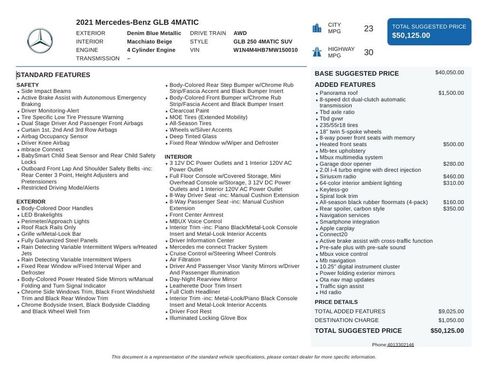 Used 2021 Mercedes-Benz GLB 250 4MATIC image 6