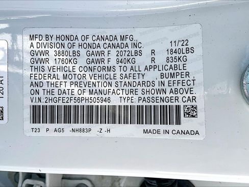 Used 2023 Honda Civic Sport image 29