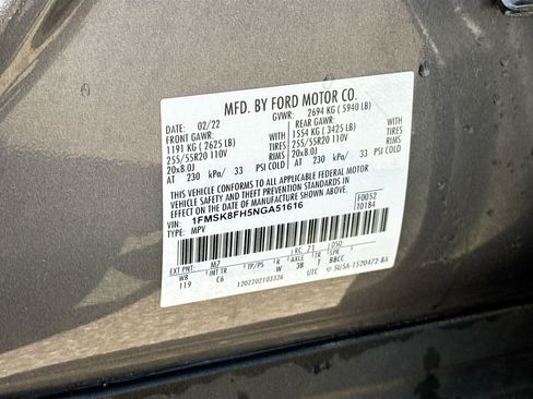 Certified 2022 Ford Explorer Limited AWD/4WD image 25