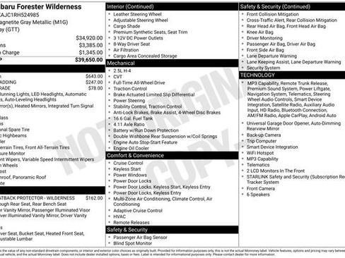 Used 2024 Subaru Forester Wilderness AWD/4WD image 38