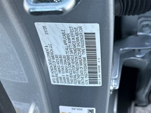 Certified 2025 Honda Accord LX image 31