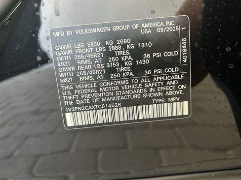 New 2026 Volkswagen Atlas SEL Premium R-Line image 59