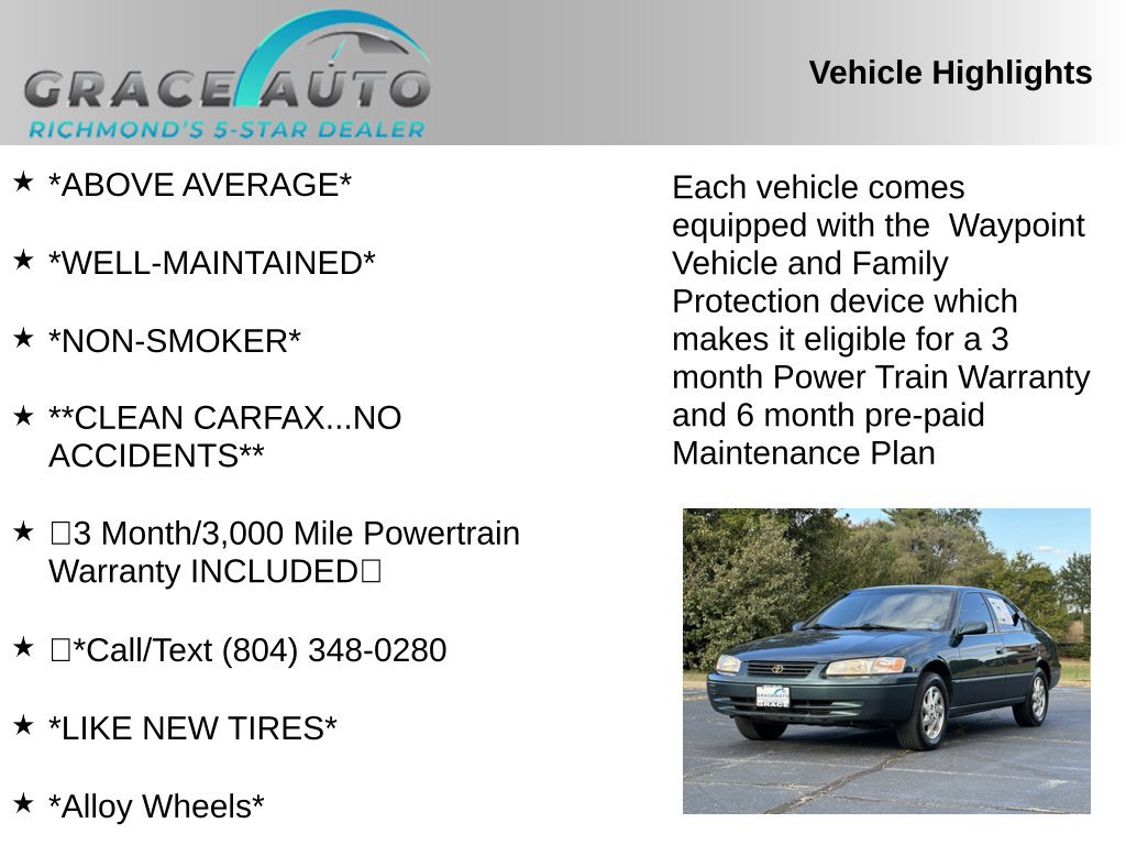 Used 1998 Toyota Camry LE FWD image 2