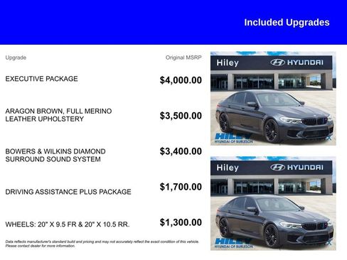 Used 2018 BMW M5 w/ Executive Package AWD/4WD image 5