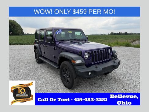 Used 2023 Jeep Wrangler Unlimited Sport AWD/4WD image 1