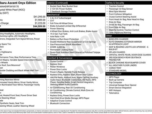 Used 2023 Subaru Ascent Onyx Edition image 33