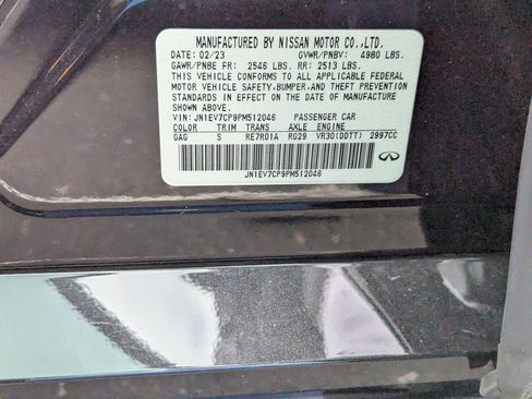 Used 2023 INFINITI Q50 Sensory RWD image 11