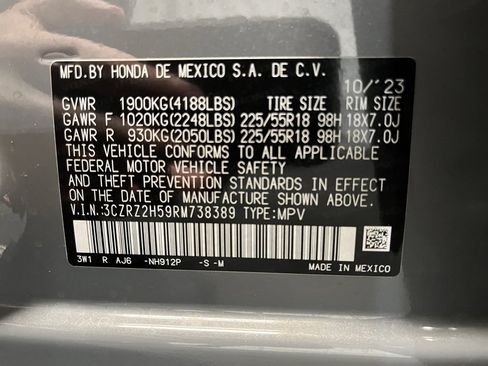 Used 2024 Honda HR-V Sport image 23