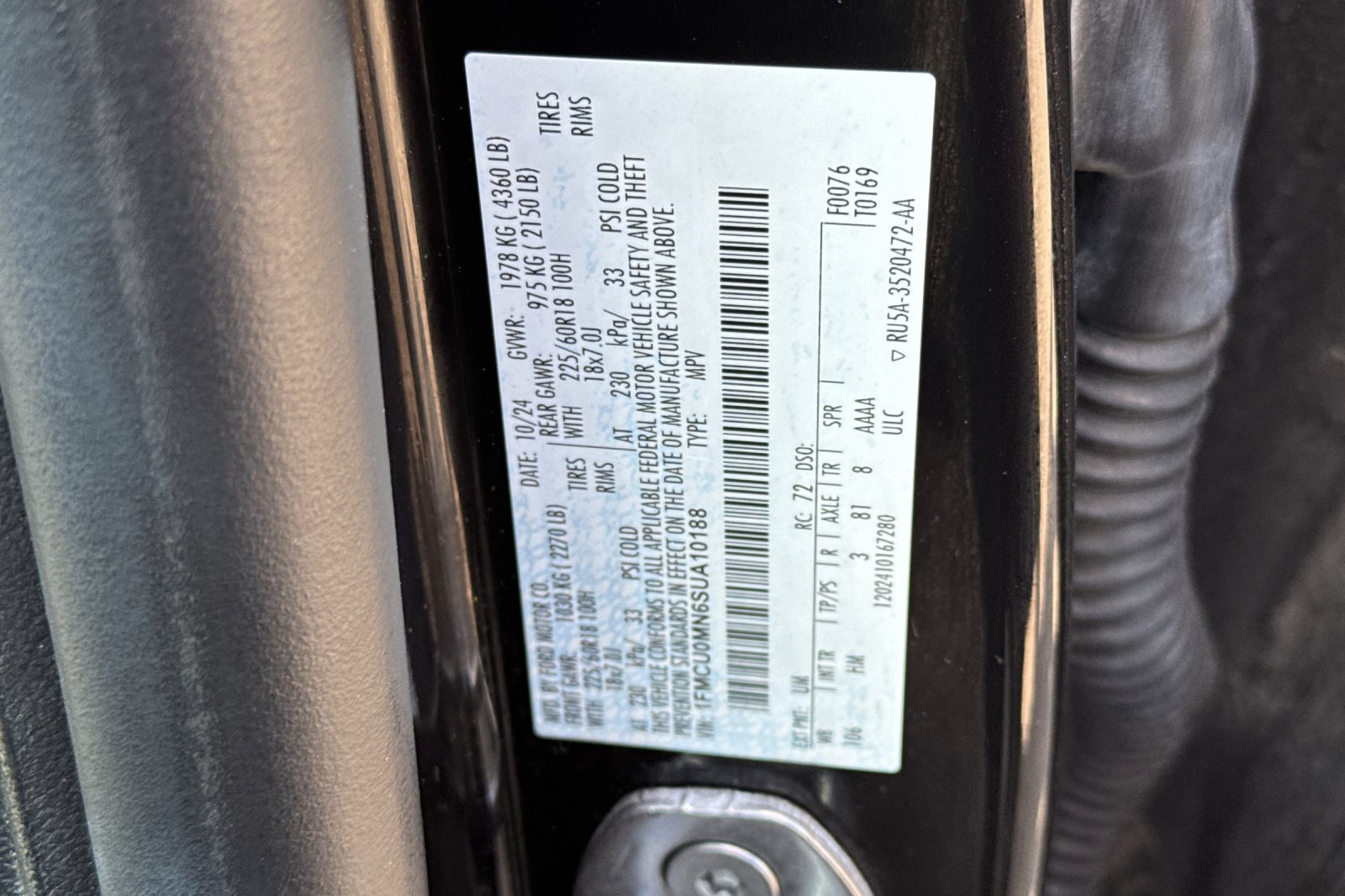 Used 2025 Ford Escape ST-Line FWD image 55