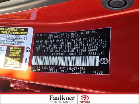 Certified 2025 Toyota Camry SE image 26