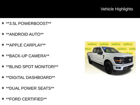 Certified 2024 Ford F150 XLT w/ Equipment Group 302A MID AWD/4WD image 12
