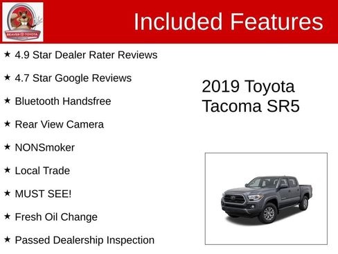 Used 2019 Toyota Tacoma SR5 RWD image 4