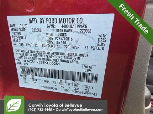 Used 2008 Ford Escape XLS FWD image 11