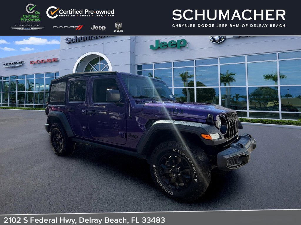 Certified 2023 Jeep Wrangler Unlimited Sport AWD/4WD image 1