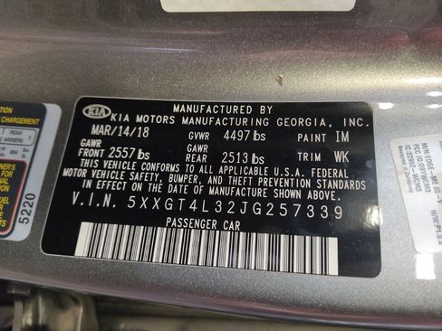 Used 2018 Kia Optima LX w/ 17" Alloy Wheels Package FWD image 33