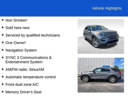 Used 2023 Ford Explorer Limited w/ Equipment Group 301A AWD/4WD image 2