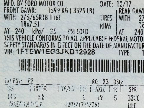 Used 2018 Ford F150 Lariat AWD/4WD image 52