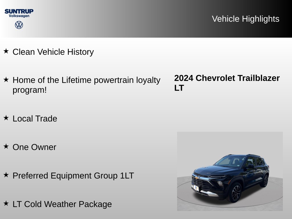 Used 2024 Chevrolet TrailBlazer LT w/ Convenience Package AWD/4WD image 8