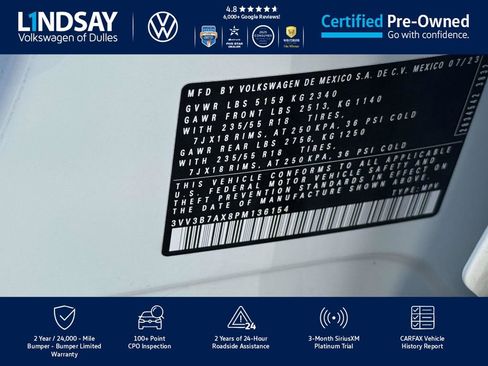 Used 2023 Volkswagen Tiguan SE image 28