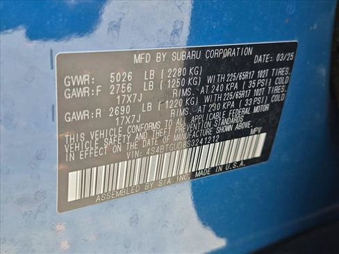 Certified 2025 Subaru Outback Wilderness AWD/4WD image 24