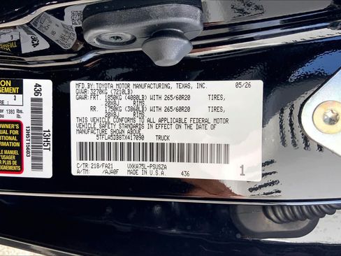 Used 2026 Toyota Tundra SR5 w/ SX Package AWD/4WD image 36