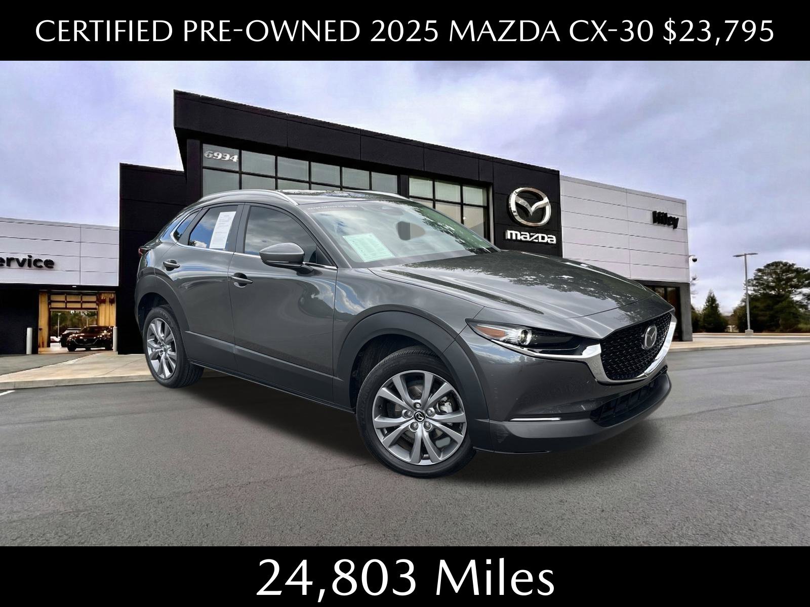 Certified 2025 MAZDA CX-30 AWD 2.5 S w/ Preferred Package 360° Tour