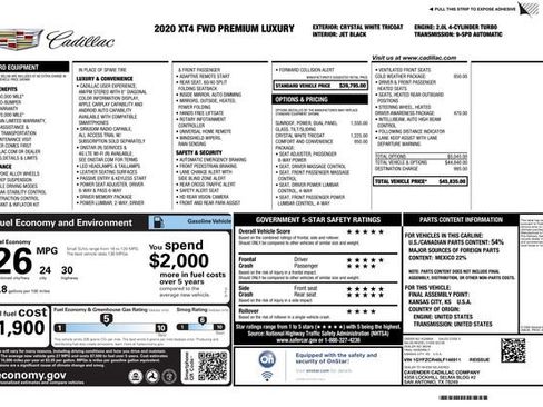 Used 2020 Cadillac XT4 Premium Luxury image 13