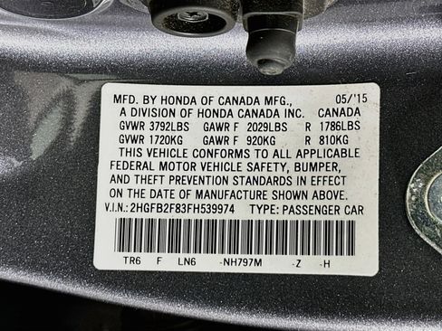 Used 2015 Honda Civic EX image 12