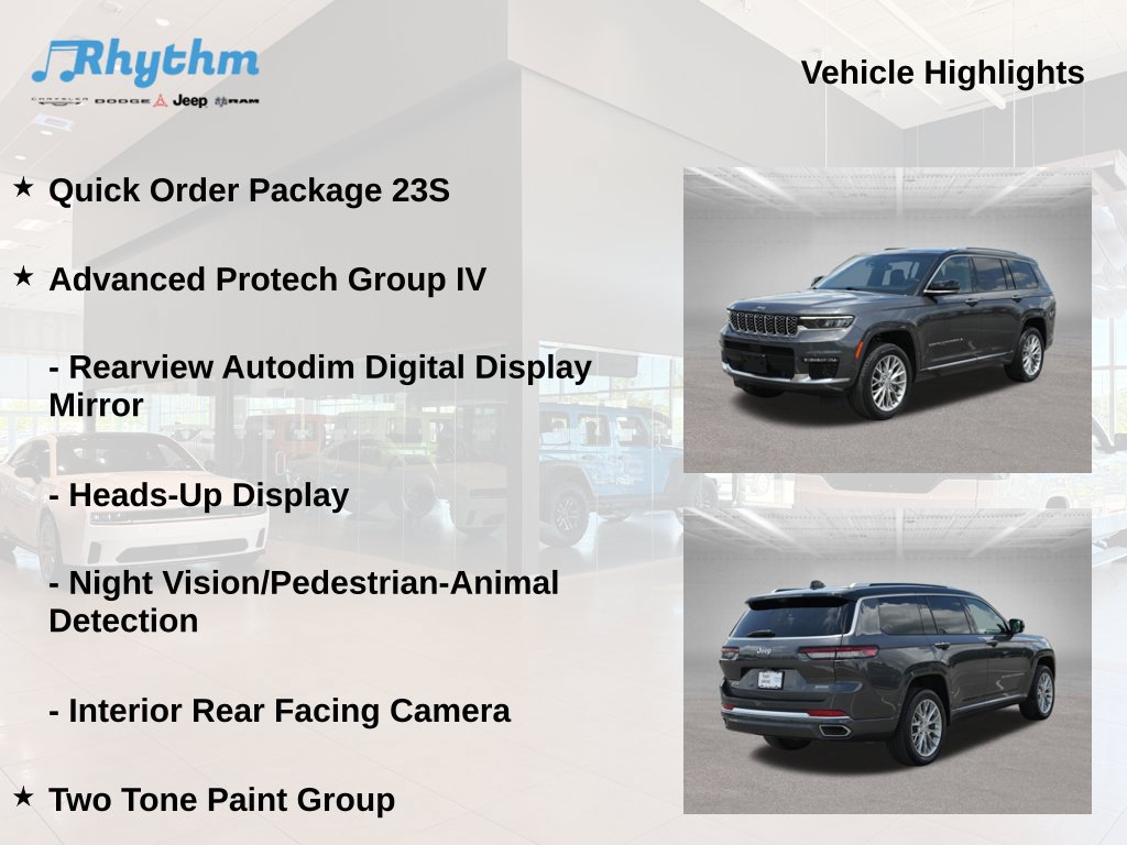 Used 2023 Jeep Grand Cherokee L Summit w/ Advanced Protech Group IV AWD/4WD image 5