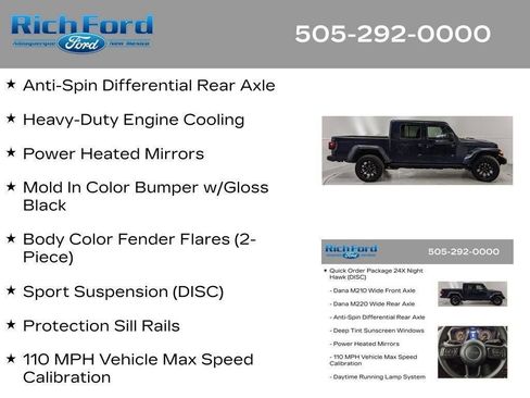 Used 2025 Jeep Gladiator Sport AWD/4WD image 84