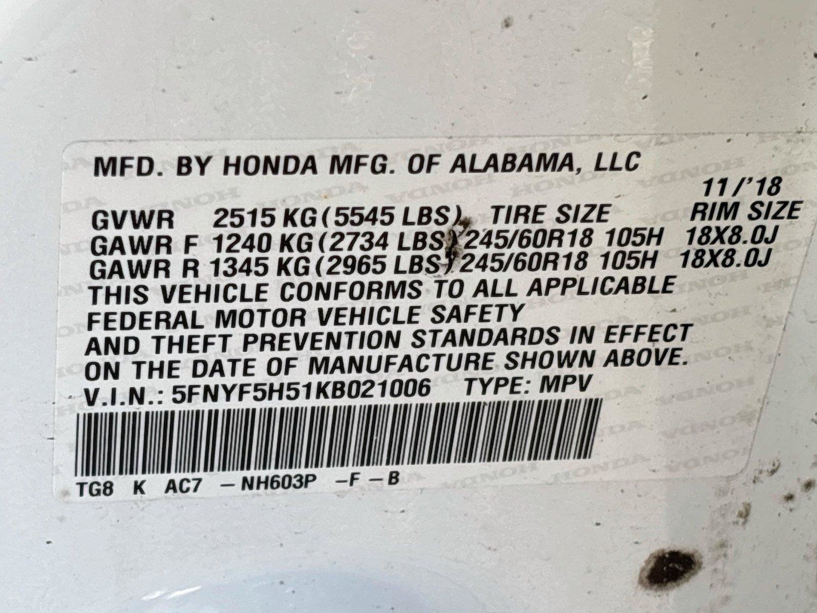 Used 2019 Honda Pilot EX-L image 33