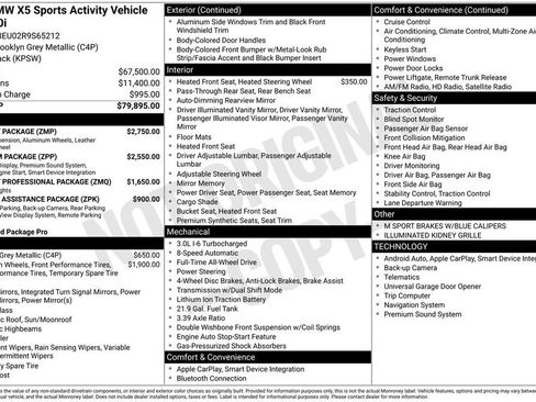 Used 2024 BMW X5 xDrive40i w/ M Sport Package AWD/4WD image 5