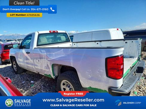 Used 2018 Chevrolet Silverado 1500 W/T w/ Chrome Bumper Package image 3