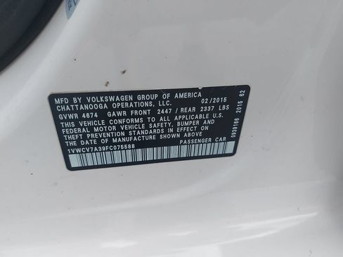 Used 2015 Volkswagen Passat TDI SEL Premium FWD image 32