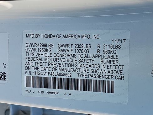 Used 2018 Honda Accord EX image 37