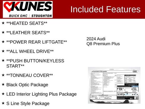 Used 2024 Audi Q8 Premium Plus w/ Premium Plus Package image 3