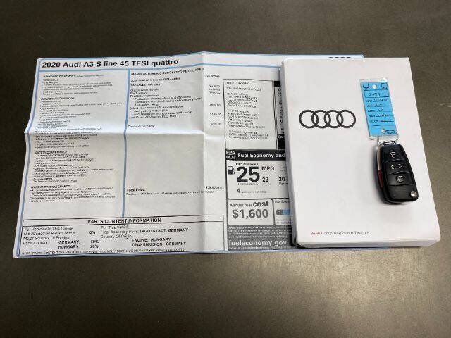 Used 2020 Audi A3 2.0T Premium w/ Final Edition Package AWD/4WD image 30