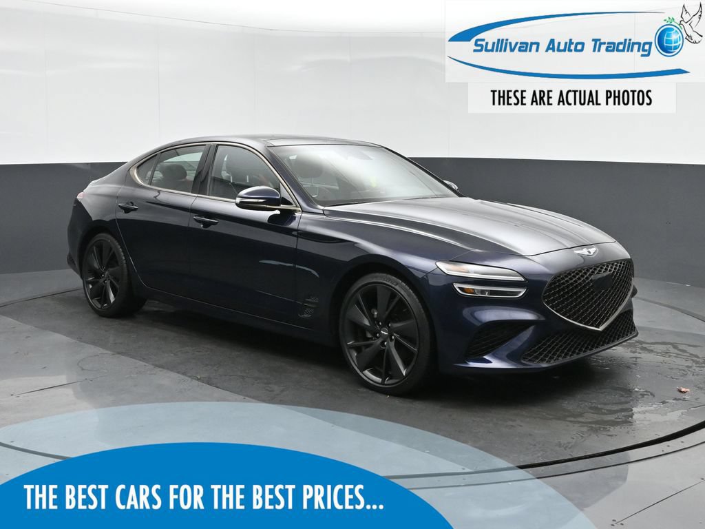 Used 2023 Genesis G70 2.0T w/ Sport Prestige Package RWD image 1