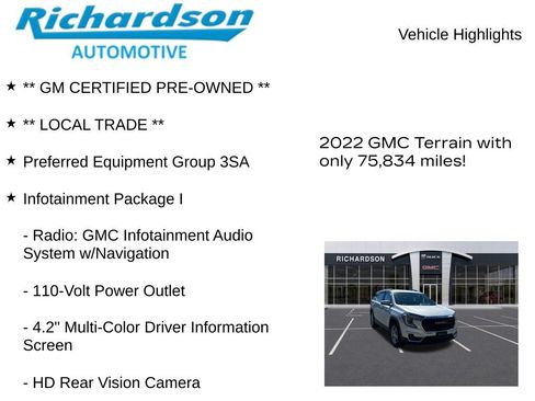 Used 2022 GMC Terrain SLE w/ Driver Convenience Package AWD/4WD image 11
