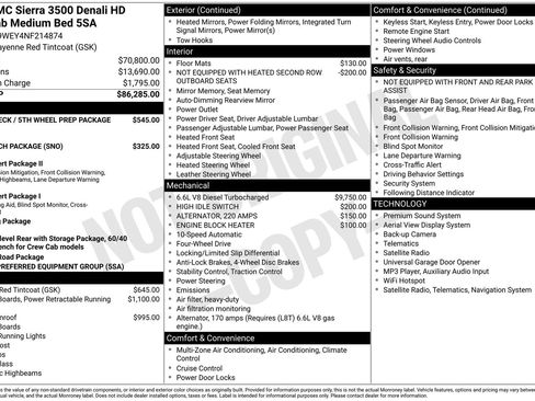 Used 2022 GMC Sierra 3500 Denali AWD/4WD image 2