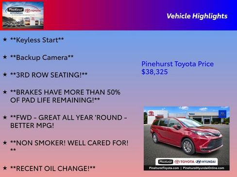 Used 2025 Toyota Sienna LE FWD image 26