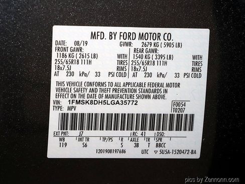 Used 2020 Ford Explorer XLT w/ Equipment Group 202A image 32
