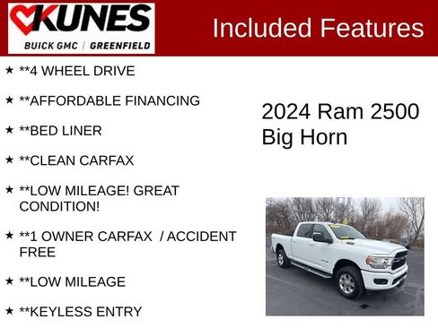 Used 2024 RAM 2500 Big Horn w/ Sport Appearance Package AWD/4WD image 3
