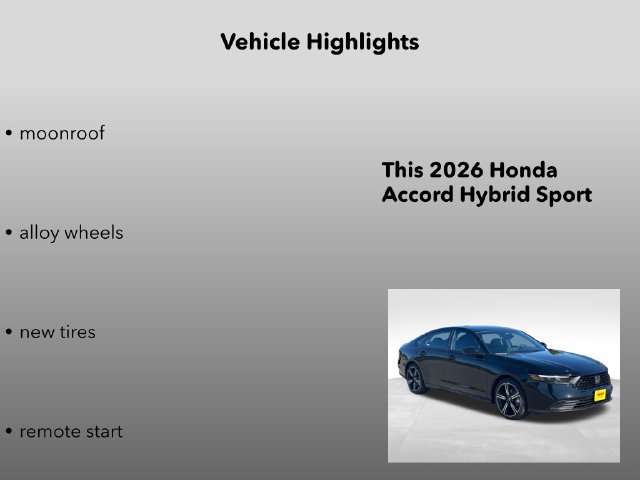 New 2026 Honda Accord Sport image 15