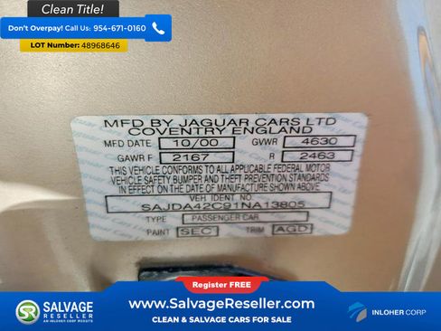 Used 2001 Jaguar XK8 Convertible image 16