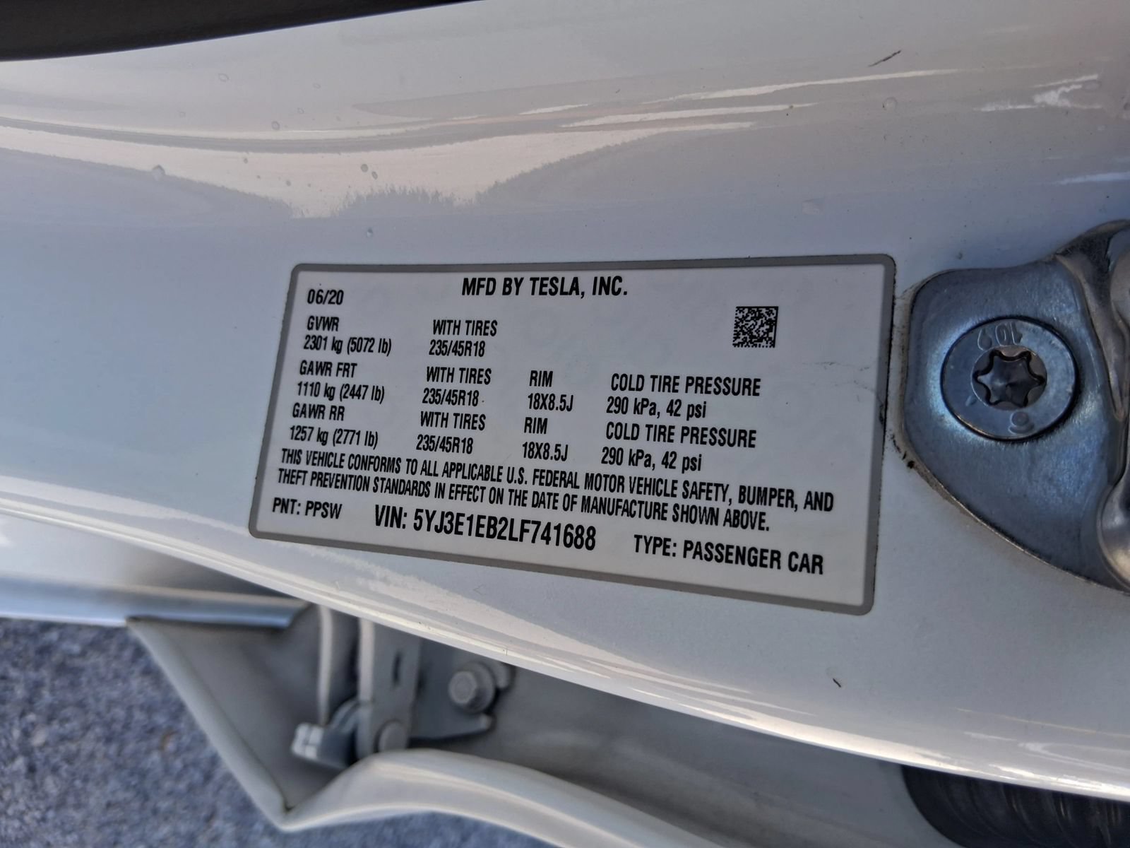 Used 2020 Tesla Model 3 Long Range AWD/4WD image 10