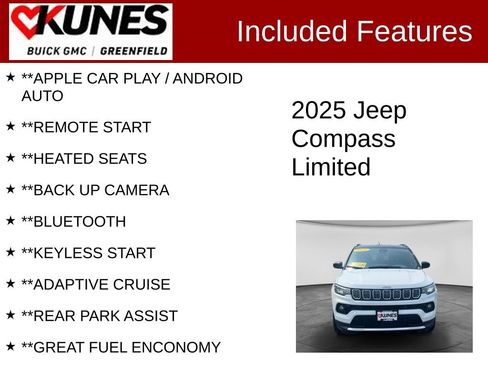 Used 2025 Jeep Compass Limited AWD/4WD image 2