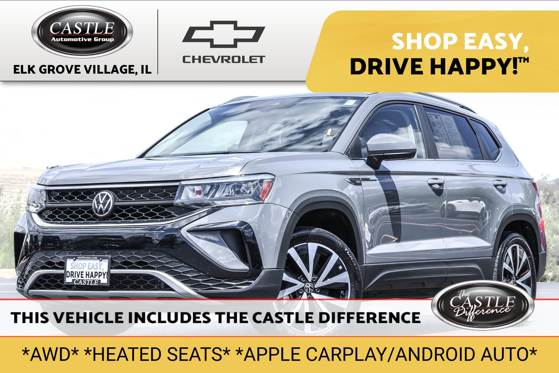 Used 2023 Volkswagen Taos SE AWD/4WD image 1