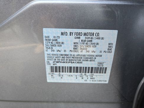 Used 2023 Ford Edge Titanium w/ Class II Trailer Tow Package AWD/4WD image 28